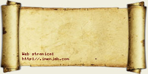 Josif Rakovac vizit kartica